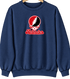 Nebraska Stealie Premium Unisex Crewneck — Design: Nebraska Omaha University of — Navy
