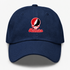 Nebraska Stealie Premium Unisex Dad Hat — Design: Nebraska Omaha University of — Navy