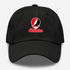 Nebraska Stealie Premium Unisex Dad Hat — Design: Nebraska Omaha University of — Black