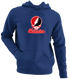 Nebraska Stealie Premium Unisex Hoodie — Design: Nebraska Omaha University of — Navy