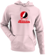 Nebraska Stealie Premium Unisex Hoodie — Design: Nebraska Omaha University of — Light Pink