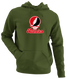 Nebraska Stealie Premium Unisex Hoodie — Design: Nebraska Omaha University of — Military Green