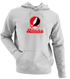 Nebraska Stealie Premium Unisex Hoodie — Design: Nebraska Omaha University of — Sport Grey