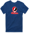 Nebraska Stealie Premium Unisex T-Shirt — Design: Nebraska Omaha University of — Navy