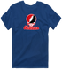 Nebraska Stealie Premium Unisex T-Shirt — Design: Nebraska Omaha University of — Navy