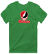 Nebraska Stealie Premium Unisex T-Shirt — Design: Nebraska Omaha University of — Irish Green