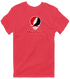 Nebraska Stealie Premium Unisex T-Shirt — Design: Nebraska Omaha University of — Heather Red