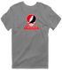 Nebraska Stealie Premium Unisex T-Shirt — Design: Nebraska Omaha University of — Dark Heather