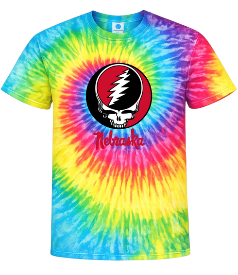 University of Nebraska Stealie Tie-Dye T-Shirt