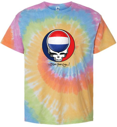Netherlands FIFA World Cup Stealie Tie-Dye T-Shirt
