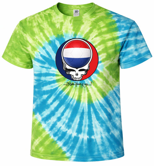 Netherlands FIFA World Cup Stealie Tie-Dye T-Shirt