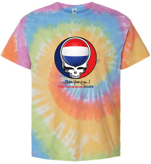 Netherlands FIFA World Cup Stealie Tie-Dye T-Shirt
