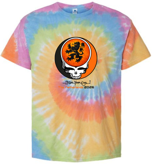 Netherlands FIFA World Cup Stealie Tie-Dye T-Shirt