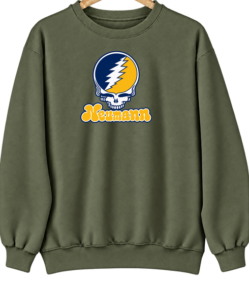 Neumann Stealie Premium Unisex Crewneck — Military Green