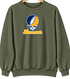 Neumann Stealie Premium Unisex Crewneck — Military Green
