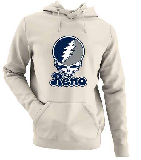 Nevada Stealie Premium Unisex Hoodie — Design: Nevada Las Vegas University of — Sand