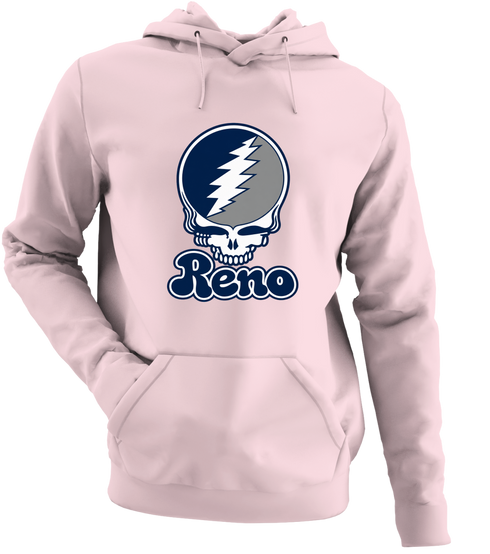 Nevada Stealie Premium Unisex Hoodie — Design: Nevada Las Vegas University of — Light Pink