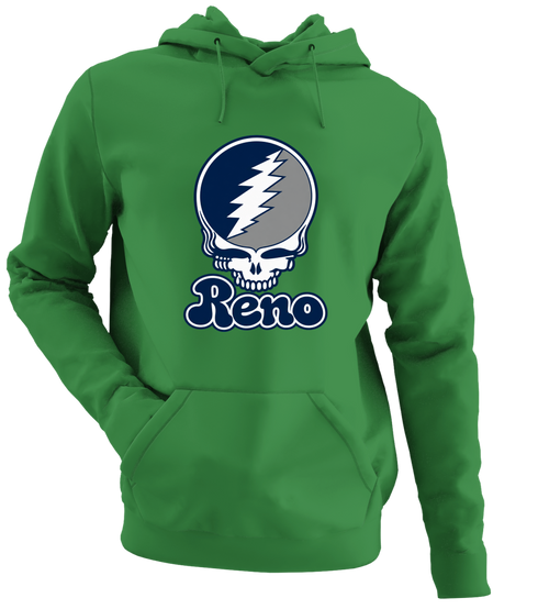 Nevada Stealie Premium Unisex Hoodie — Design: Nevada Las Vegas University of — Irish Green