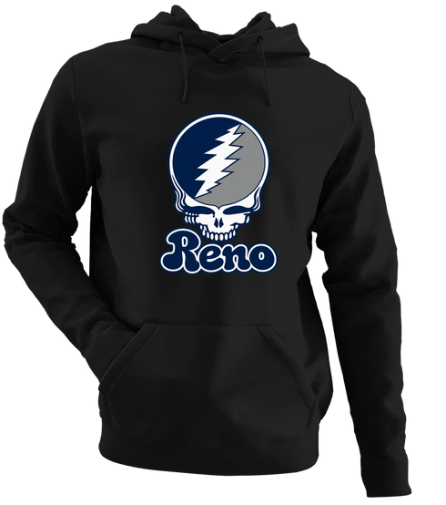 Nevada Stealie Premium Unisex Hoodie — Design: Nevada Las Vegas University of — Black