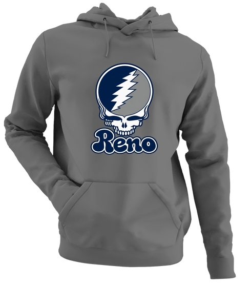 Nevada Stealie Premium Unisex Hoodie — Design: Nevada Las Vegas University of — Charcoal
