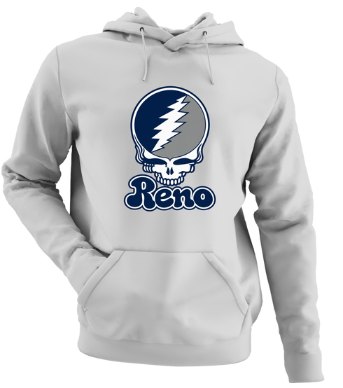 Nevada Stealie Premium Unisex Hoodie — Design: Nevada Las Vegas University of — Sport Grey