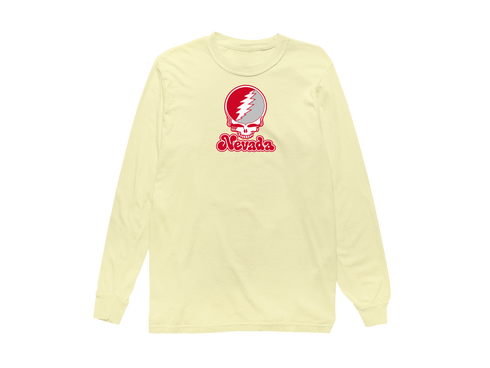 Nevada Stealie Premium Unisex Long-Sleeve — Design: Nevada Las Vegas University of — Butter