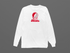 Nevada Stealie Premium Unisex Long-Sleeve — Design: Nevada Las Vegas University of — White