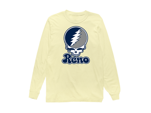 Nevada Stealie Premium Unisex Long-Sleeve — Design: Nevada Las Vegas University of — Butter