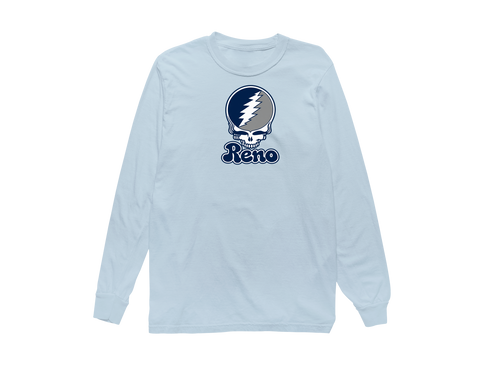 Nevada Stealie Premium Unisex Long-Sleeve — Design: Nevada Las Vegas University of — Chambray