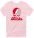 Nevada Stealie Premium Unisex T-Shirt — Design: Nevada Las Vegas University of — Light Pink
