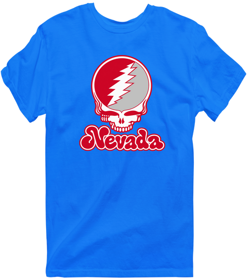 Nevada Stealie Premium Unisex T-Shirt — Design: Nevada Las Vegas University of — Royal