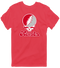 Nevada Stealie Premium Unisex T-Shirt — Design: Nevada Las Vegas University of — Heather Red