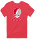 Nevada Stealie Premium Unisex T-Shirt — Design: Nevada Las Vegas University of — Heather Red