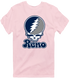 Nevada Stealie Premium Unisex T-Shirt — Design: Nevada Las Vegas University of — Light Pink
