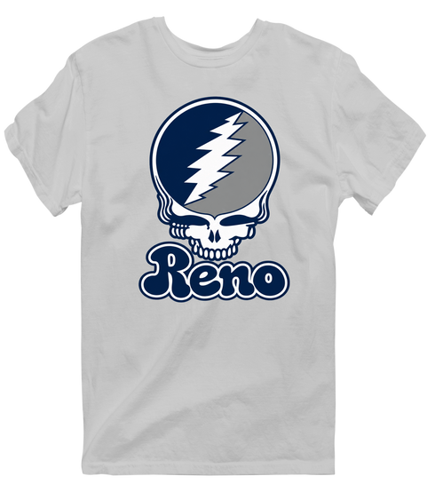 Nevada Stealie Premium Unisex T-Shirt — Design: Nevada Las Vegas University of — Sport Grey