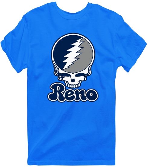 Nevada Stealie Premium Unisex T-Shirt — Design: Nevada Las Vegas University of — Royal