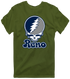 Nevada Stealie Premium Unisex T-Shirt — Design: Nevada Las Vegas University of — Military Green