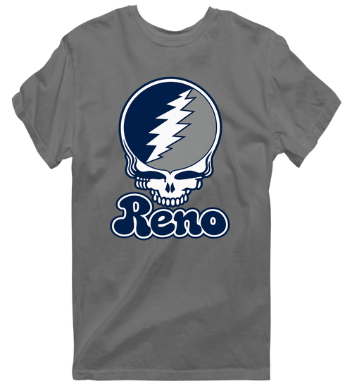 Nevada Stealie Premium Unisex T-Shirt — Design: Nevada Las Vegas University of — Charcoal