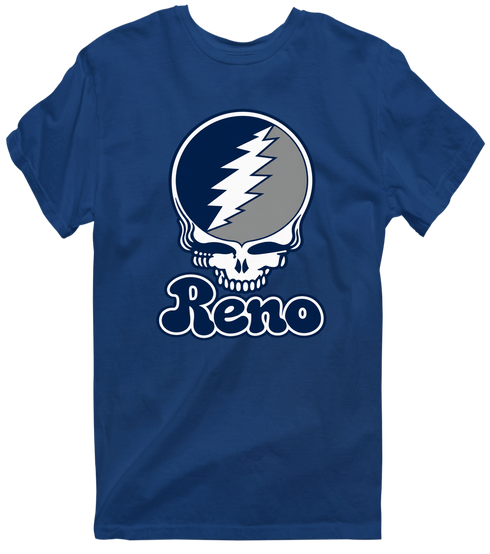 Nevada Stealie Premium Unisex T-Shirt — Design: Nevada Las Vegas University of — Navy