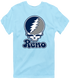Nevada Stealie Premium Unisex T-Shirt — Design: Nevada Las Vegas University of — Light Blue