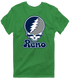 Nevada Stealie Premium Unisex T-Shirt — Design: Nevada Las Vegas University of — Irish Green