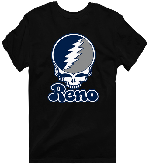 Nevada Stealie Premium Unisex T-Shirt — Design: Nevada Las Vegas University of — Black