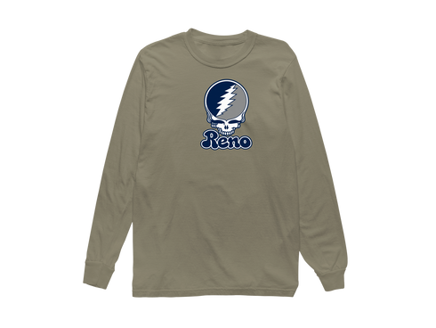 Reno Stealie Premium Unisex Long-Sleeve — Design: Nevada Reno University of — Sandstone
