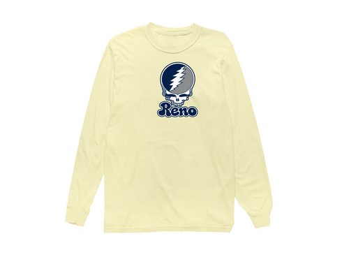 Reno Stealie Premium Unisex Long-Sleeve — Design: Nevada Reno University of — Butter