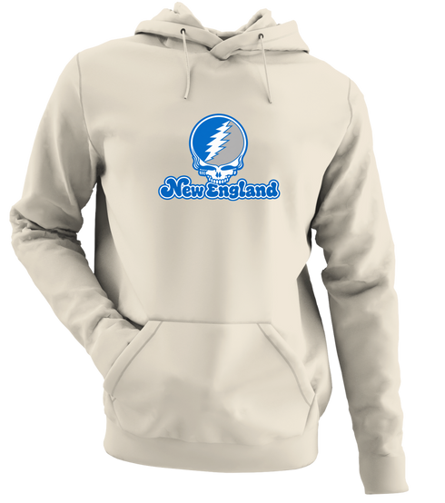 New England Stealie Premium Unisex Hoodie — Design: New England University of — Sand