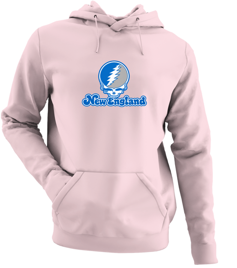 New England Stealie Premium Unisex Hoodie — Design: New England University of — Light Pink