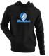 New England Stealie Premium Unisex Hoodie — Design: New England University of — Black