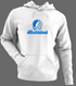 New England Stealie Premium Unisex Hoodie — Design: New England University of — White/Grey