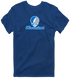 New England Stealie Premium Unisex T-Shirt — Design: New England University of — Navy