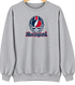 New England Helmet Stealie Premium Unisex Crewneck — New England Patriots — Sport Grey
